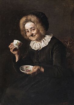 Ivana Kobilca - Kofetarica