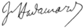 Jacques Hadamard signature