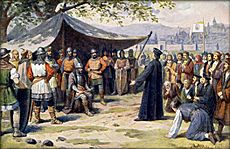 Archivo:Josef Mathauser - Poselství Pražanů v táboře Žižkově roku 1424