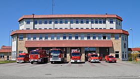 Archivo:Kolobrzeg fire station 2010-06 front