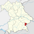Locator map AÖ in Bavaria