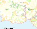 Map commune FR insee code 29153