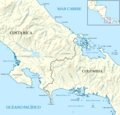 Mapa de la frontera Costa Rica-Panamá (1873)