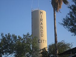 Mirando City, TX, water tower IMG 3423.JPG