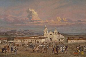 Archivo:Mission San Carlos Borromeo de Carmelo (Oriana Day, c.1877–84)