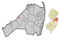 Monmouth County New Jersey Incorporated and Unincorporated areas Englishtown Highlighted