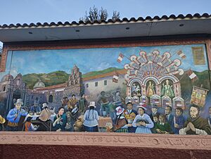 Archivo:Mural Plaza Almudena, Cusco 07