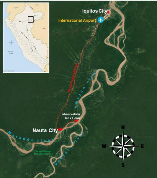 Nacimiento del rio amazonas