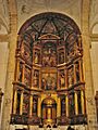 Nava del Rey iglesia Santos Juanes retablo mayor ni