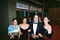 Palestinian actress Reem Abu Sbaih, Composer Kamran Rastegar, and Writer-Director Annemarie Jacir at Cannes International Film Festival 2003 for World Premiere of like twenty impossibles