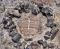 Petroglyph on the western coast of Hawaii