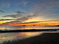 Playa atardecer