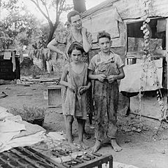 Archivo:Poor mother and children, Oklahoma, 1936 by Dorothea Lange