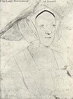 Archivo:Portrait of Margaret, Marchioness of Dorset (drawing, 33.3 x 23.8) - Hans Holbein d. J.