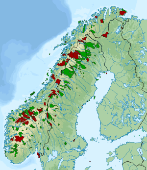 Archivo:Protected areas of the Scandinavian mountains