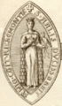 Sceau d'Alix - Duchesse de Bretagne