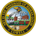 Seal of Lowell, Massachusetts