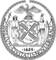 Seal of New York City BW.svg