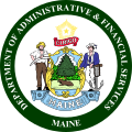 Seal of the Maine Department of Administrative and Financial Services