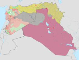 Archivo:Syria and Iraq 2014-onward War map