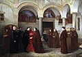 Torcuato Tasso se retira al convento de San Onofre en el Janículo (Museo del Prado)