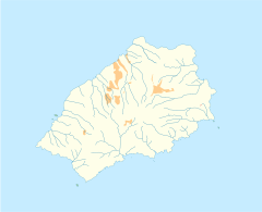 Jamestown ubicada en Isla Santa Elena