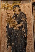 Virgin Hodegetria in the Theotokos Mosaic at Chora Church