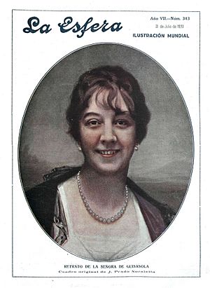Archivo:1920-07-31, La Esfera, Retrato de la señora de Guisasola, J. Prado Norniella