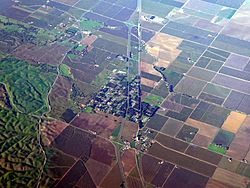 Aerial view of Dunnigan, California, December 2021.JPG