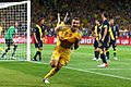 Andriy Shevchenko goal celebration Euro 2012 vs Sweden