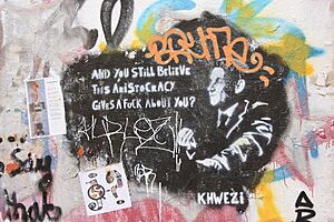 Archivo:Anti-establishment graffiti, Marseille