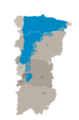 Asturlliones; estensión xeográfica