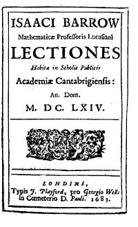 Archivo:Barrow - Lectiones habitae in scholiis publicis academiae Cantabrigiensis AD 1664, 1683 - 48461