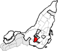 Côte Saint-Luc Quebec location diagram