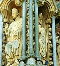 Archivo:Catedral de Wells - Detall portalada