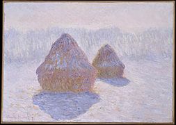 Claude Monet (French, Paris 1840–1926 Giverny) - Haystacks (Effect of Snow and Sun) - Google Art Project