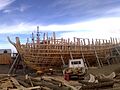Construcción de la réplica del HMS Beagle 144 - State of the art 2013 03 21 starboard view