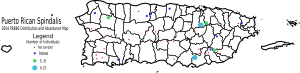 Archivo:Distribution Map of Puerto Rican Spindalis 2004