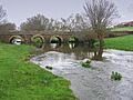 El río Huebra en Moraleja de Huebra