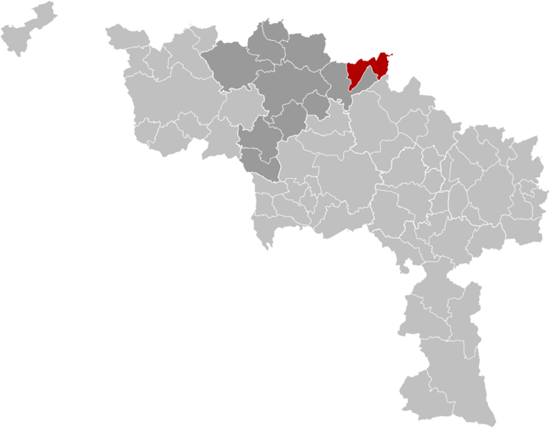 Enghien Hainaut Belgium Map