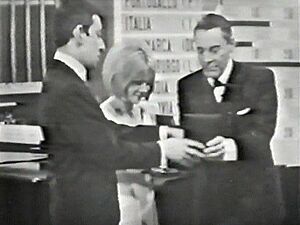 Archivo:Eurovision Song Contest 1965 - Serge Gainsbourg, France Gall & Mario del Monaco