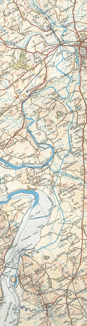Archivo:Gloucester and Sharpness Canalmap