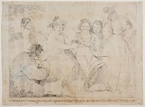 Archivo:Goya - El triunfo de Baco o Los borrachos, D04330