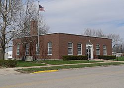 Horton, KS post office from SE 1.JPG