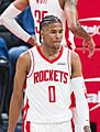 Jalen Green with the Houston Rockets in 2022 (cropped)