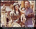 Joaquín Moreno Daza trabajando en la Virgen del Carmen