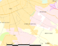 Map commune FR insee code 14181