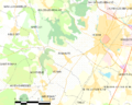 Map commune FR insee code 21492