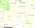 Map commune FR insee code 53197