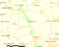 Map commune FR insee code 62589